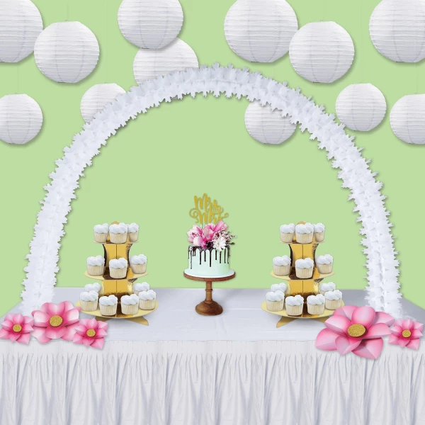 Celebration Arch with Custom Colour Garlands