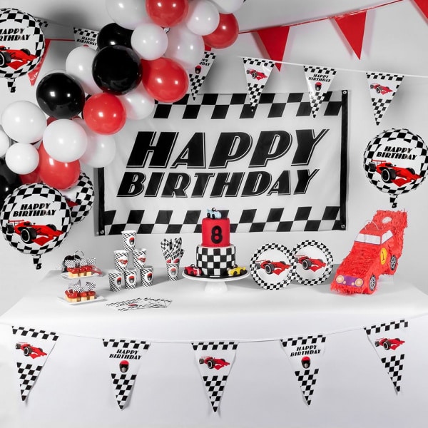 Happy Birthday F1 Formula Racing Car Party Bunting - 6m