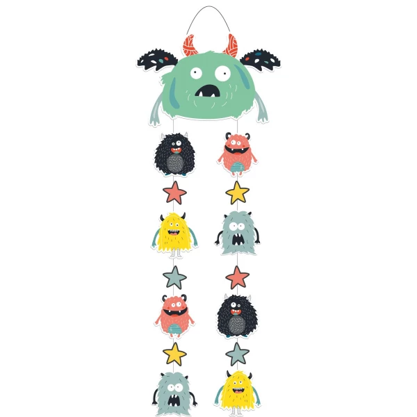 Monster Bash Cartoon Monsters Hanging Decoration - 85cm