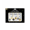 12 x 50th Birthday Black & Gold Hanging Whirls - 70cm