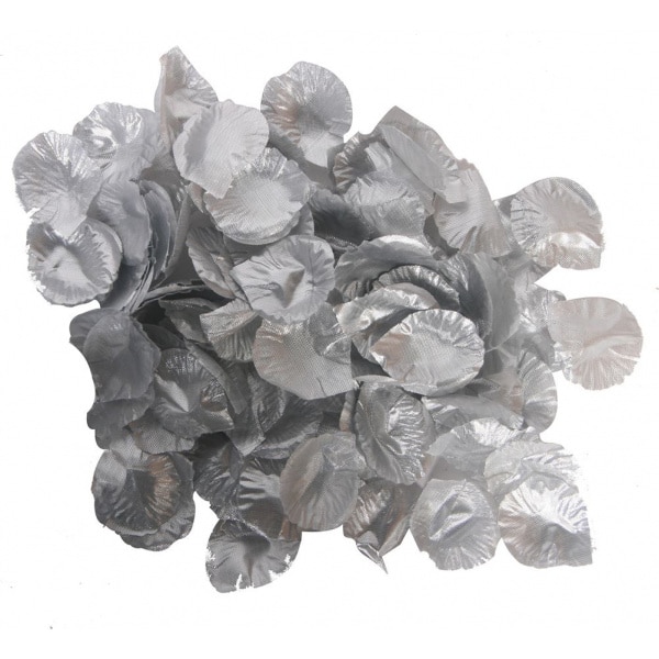 144 x Deluxe Silver Rose Petals Confetti