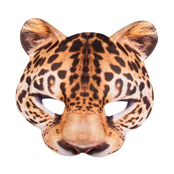 Foam Leopard Half Mask