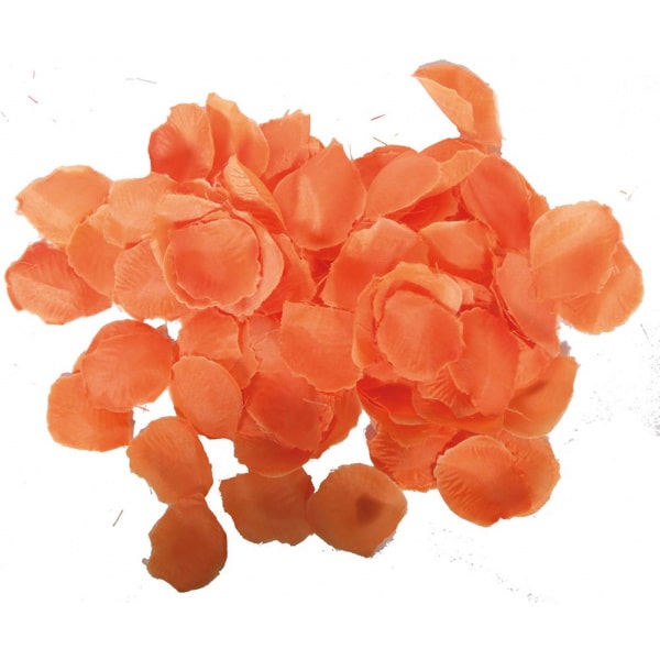 144 x Deluxe Orange Rose Petals Confetti
