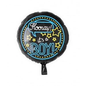 It's a Boy Neon Sign Foil Balloon - 46cm
