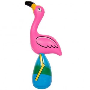 Inflatable Pink Flamingo