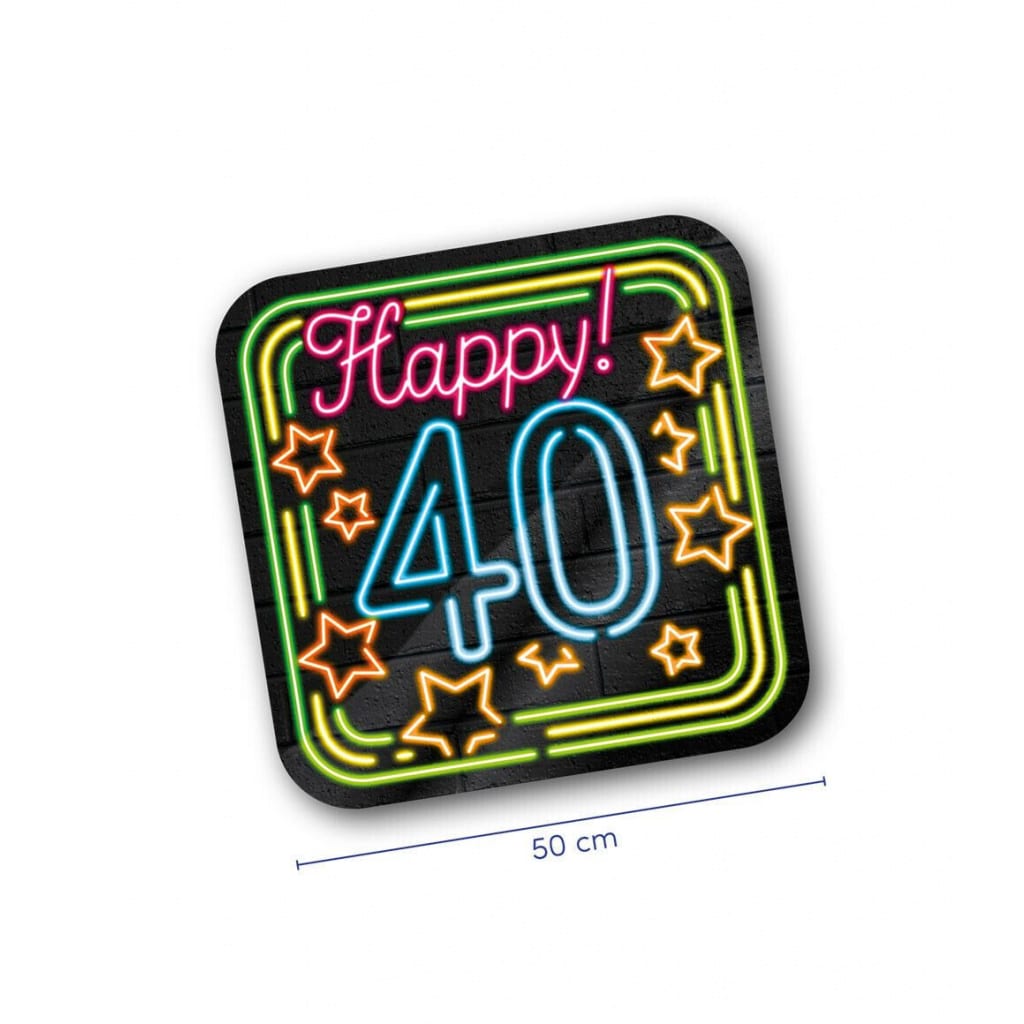 40th-birthday-neon-sign-cutout-decoration-40th-birthday-party