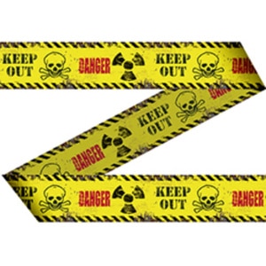 Danger Keep Out Warning Party Barrier Tape - 15m