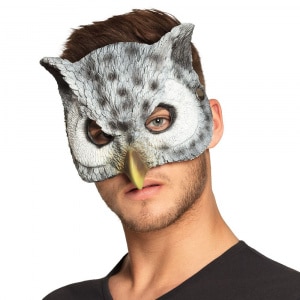 Foam Owl Half Mask