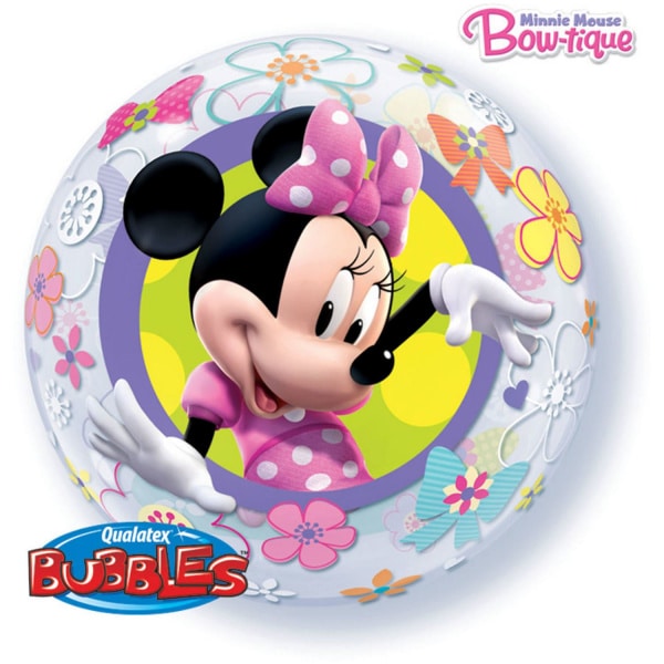 Giant Minnie Mouse Bubble Balloon - 56cm