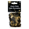30th Birthday Black & Gold Table Confetti - 14g