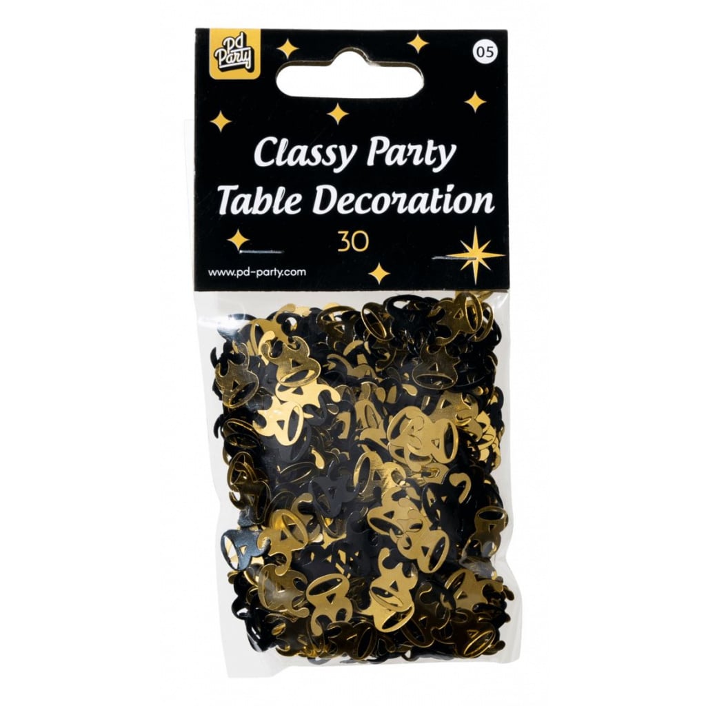 30th-birthday-black-gold-table-confetti-30th-birthday-party