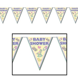 Cuddle Time Baby Shower Party Bunting - 3.7m