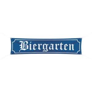 Oktoberfest "Biergarten" Beer Garden Banner - 1.8m x 40cm