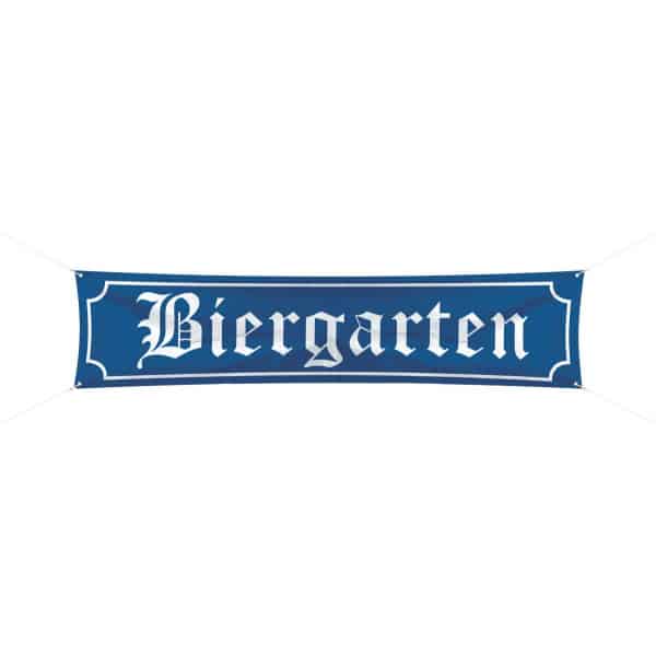 Oktoberfest "Biergarten" Beer Garden Banner - 1.8m x 40cm