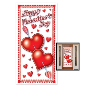 "Happy Valentine's Day" Door Cover - 76cm x 1.5m