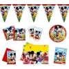 Disney's Mickey Mouse Complete Party Set - 54 x Decorations & Tableware