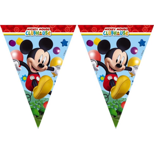 Disney's Mickey Mouse Complete Party Set - 54 x Decorations & Tableware