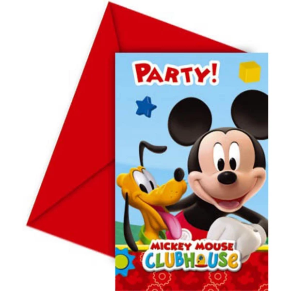 Disney's Mickey Mouse Complete Party Set - 54 x Decorations & Tableware