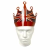 4 x Union Jack British Tiara Crowns
