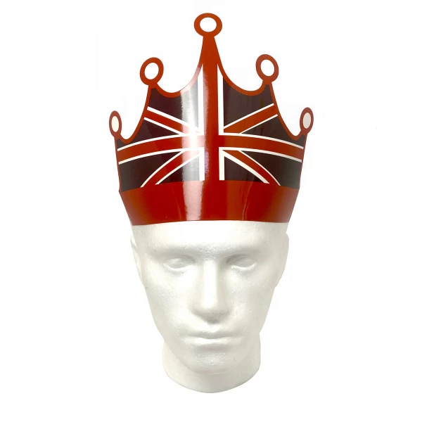 4 x Union Jack British Tiara Crowns