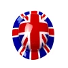 Union Jack British Plastic Bowler Hat - Choose Qty - Image 3