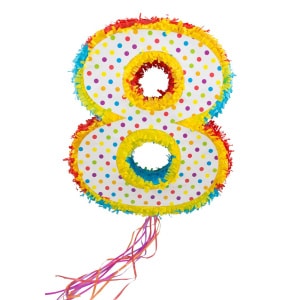 Number 8 Birthday Pinata - 49cm