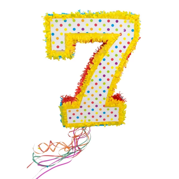 Number 7 Birthday Pinata - 49cm