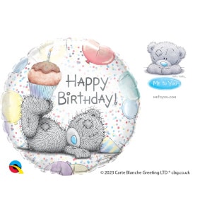 Tatty Teddy "Happy Birthday" Cupcake Foil Balloon - 46cm