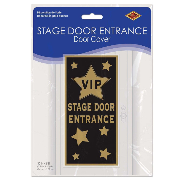 Awards Night "VIP Stage Door Entrance" Door Cover - 1.5m x 75cm