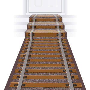 Railroad Train Track Floor Runner - 3m x 60cm