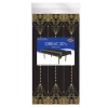 1920's Great Gatsby Black & Gold Tablecloth - 2.7m x 1.4m