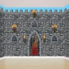 9 x Medieval Dungeon Stairway & Window Cutout Decorations - 1.5m - 45cm