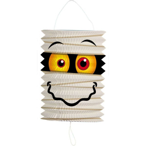 Halloween Mummy Hanging Lantern Decoration - 16cm