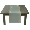 Golden Dawn Grey & Gold Table Runner - 2.4m x 35cm