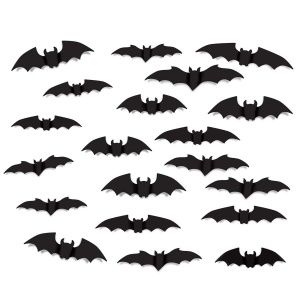 20 x Bat Silhouette Cutout Decorations - 25cm - 35cm