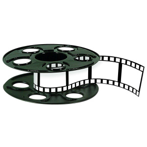 Movie Reel with Filmstrip Table Decoration - 22.5cm