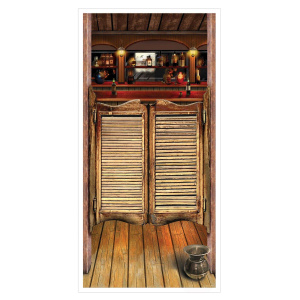 Wild West Saloon Door Cover - 1.5m x 75cm