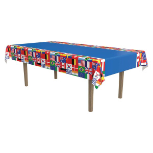 World Flags Tablecloth - 2.7m x 1.4m