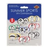 8 x Summer Sports Mini Table Decorations - 11cm
