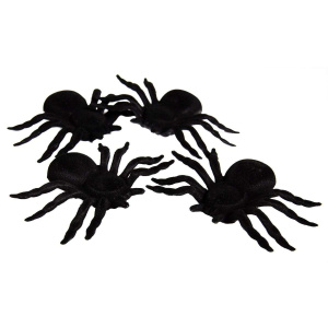 4 x Spider Table Decorations - 11cm