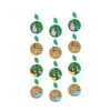 3 x Cartoon Birthday Jungle Animals Hanging Decorations - 1.2m