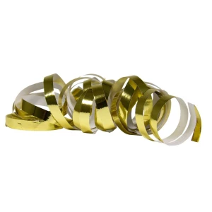 32 x Gold Metallic Paper streamers