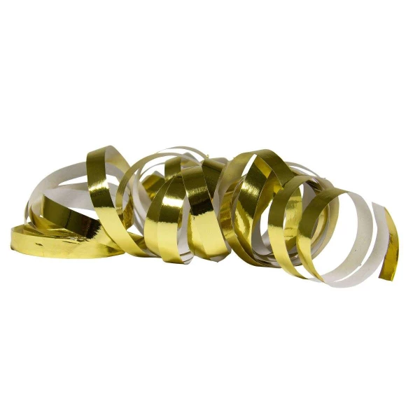 32 x Gold Metallic Paper streamers