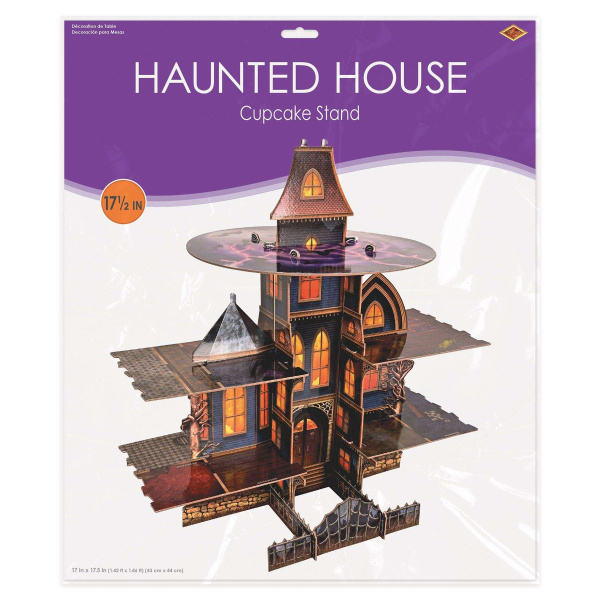 Halloween Haunted House Cupcake Stand - 43cm x 42cm