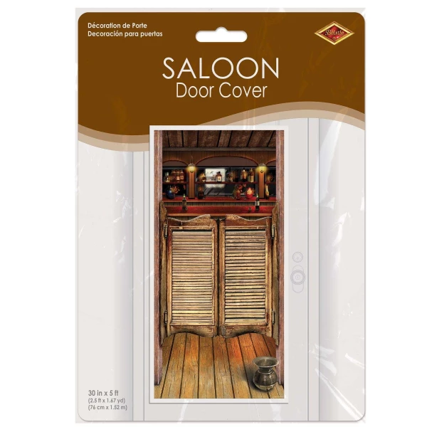 Wild West Saloon Door Cover - 1.5m x 75cm