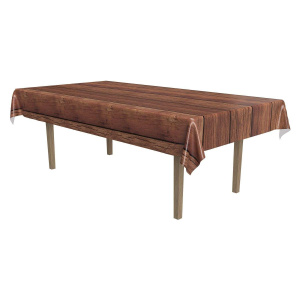 Wooden Table Tablecloth - 2.7m x 1.4m