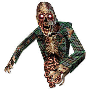 3-D Zombie Card Wall Decoration - 85cm