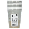 8 x Golden Dawn Grey & Gold Party Cups - 250ml