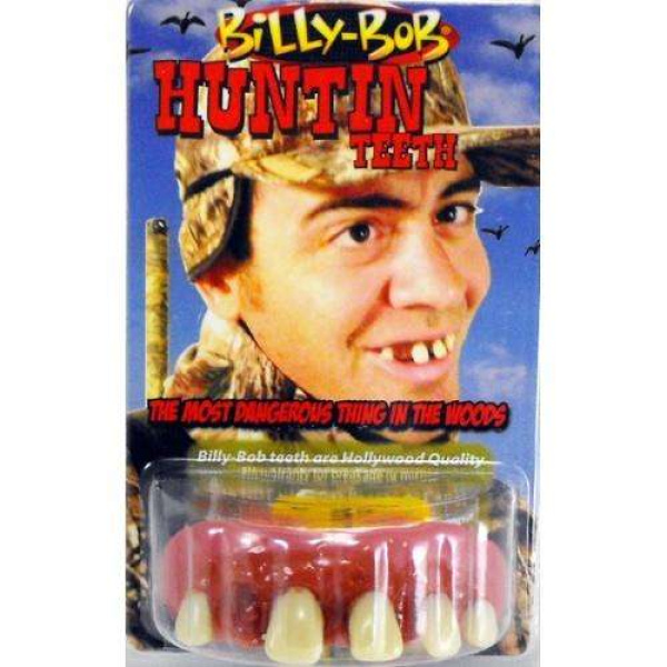 Billy Bob Huntin' Funny Fake Teeth With Fixer
