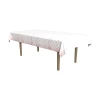 Metallic White & Rose Gold Dots Tablecloth - 2.7m x 1.4m